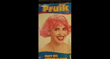 Pruik Flip Pink