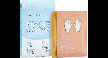 Patchology Best in Snow Limited Edition Hand & Foot Masker Set – Luxe Verzorgingsset Met Voetmasker & Handmasker – Hydrateert, Verzacht & Herstelt Droge Winterhuid – Perfect Cadeau – Selfcare Momentje Voor Thuis – Winter Musthave Set
