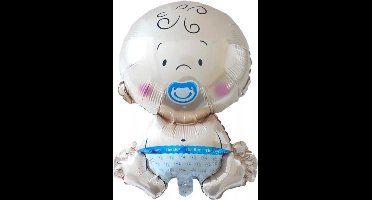 baby blauw 47x71 cm, geboorte jongen , kindercrea