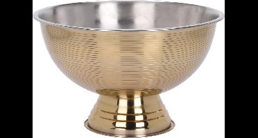 Home & Styling Champagne en wijnkoeler goudkleurig - Ø39xH24cm