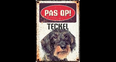 Plenty gifts waakbord blik teckel - Default Title