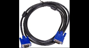 Akyga AK-AV-07 VGA-kabel Aansluitkabel 3.0 m Zwart