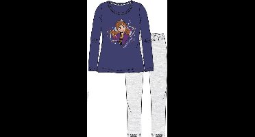 Frozen 2 pyjama - pyjama - blauw - grijs - Maat 128 / 8 jaar