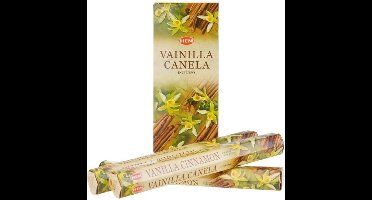 HEM Wierook - Vanilla Cinnamon - Slof (6 pakjes/120 stokjes)