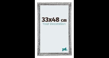 Your Decoration - Fotolijst 33x48 cm - MDF - Grijs Geveegd - Mura