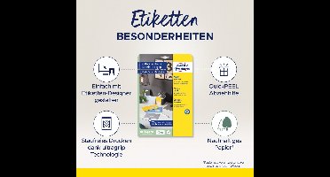 Avery Adresetiketten voor Thuiskantoor, 63,5 x 38,1 mm
