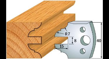 CMT - Profielmessen voor profielfreeskop - Frees - Snijgereedschappen - Profielfrees - 1 Stuk(s)