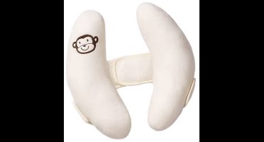 Nekkussen Kind - Baby - Wit - Verstelbaar - Nekkussen Autostoel - Hoofdkussen - Hoofdsteun - Hoofdbeschermingskussen