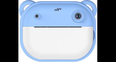 Lipa Y600 3 IN 1 Digitale Kindercamera met Fotoprinter – Action Camera - Instant camera – Met fotopapier - Speelcamera – Met 16GB SD - Camera Kinderen - Vlogcamera met Games - Fototoestel voor Kinderen - Met Videofunctie - Blauw