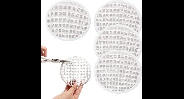 Inovra Plus - Haarvanger Afvoerzeef 4 Stuks voor Douche, Bad en Keuken - Roestvrijstalen Afvoerzeefjes met Zuignappen - Voorkomt Verstoppingen in Doucheafvoer