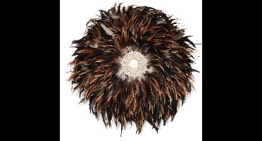 De Coastal Juju Muurdecoratie - Zwart Bruin - L