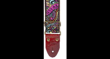 Fame Guitar Strap Psychedelic Pink - Gitaarband met custom graphic - 1510 mm