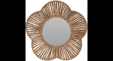 Spiegel bloem decoratief speelgoed 38 cm met papier multicolor.