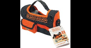 Smoby Black & Decker speelgoed gereedschapstas met accessoires, 21-delig.