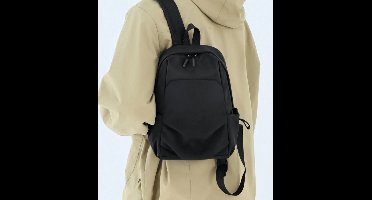 S&E Minimalistische rugzak – Zwart – Ruim & stijlvol voor dagelijks gebruik