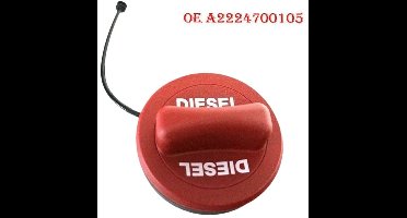 1x Brandstoftankdop Rood Gemaakt van ABS-kunststof Voor Mercedes-Benz W176 W117 X156 W205 W213 - adventskalender 2025