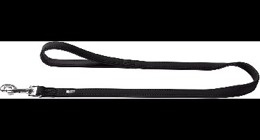 Hunter Looplijn Softie - Hondenriem - 110x1.5 cm Zwart