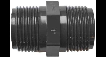 PVC Dubbelnippel 1" AG x AG - Robuuste Buiskoppeling