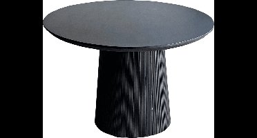 Old Inn - Eetkamertafel Rome Zwart 130cm