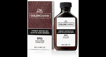 Wella Color Charm Permanent Liquid Haircolour - 6RG - Light Copper - Wella haircolour - Wella Toner - Wella haarverf - Oranje - Koper - Rood - Copper colour