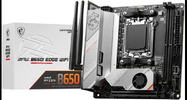 MSI MPG B650I EDGE WIFI moederbord AMD B650 Socket AM5 mini ATX