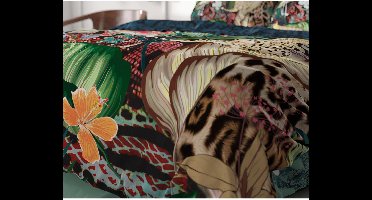 Dreamhouse Dekbedovertrek - Midnight Jungle - 240 x 220 cm