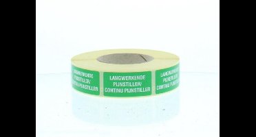 Sticker langwerkende pijnstiller