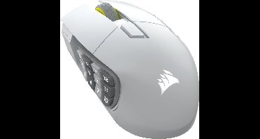 Corsair Scimitar Elite Wireless SE - Draadloze Gaming Muis - Rechtshandig - Bluetooth - Optisch - 33000 DPI - Wit