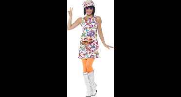 Cool jaren 60 hippie kostuum voor vrouwen - Verkleedkleding | maat M ( 40 / 42 )