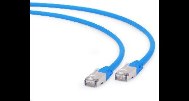 Gembird PP6A-LSZHCU-B-0.5M netwerkkabel 0,5 m Cat6a S/FTP (S-STP) Blauw