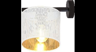 Ledl JORDAN Wandlamp Wit / Goud