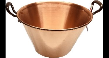 Koperen Confiturenpan 4L - Jam pan - koperen pan