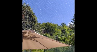 Benson Tuinnet - wit - kunststof - 1,8 x 3 m - vijvernet / vogelnet / beschermnet