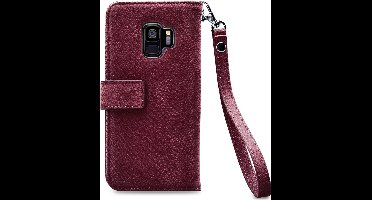 Mobilize Gelly Wallet Zipper Case Samsung Galaxy S9 Hoesje Bordeaux