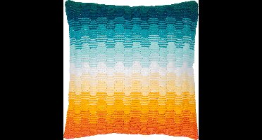 Vervaco - Spansteekkussen kit - Degrade - PN-0207205 - Borduren - Borduurpakket - Borduurpakket volwassenen - Borduurpakket kind