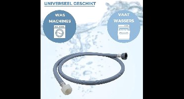 veiligheidsinlaatslang, Aquastop slang voor wasmachines en vaatwassers/wasmachines 2m