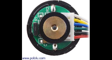 20.4:1 Metal Gearmotor 25Dx65L mm HP 12V with 48 CPR Encoder Pololu 4843