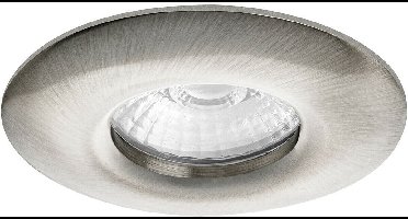 LED IP65 Badkamerspot Elton -Rond RVS Look -Koel Wit -Dimbaar -4.9W -Philips LED