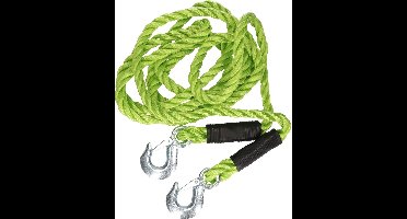 Sleepkabel - tot 5000 kg - auto sleeptouw - lichtgevend groen