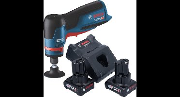 Bosch GWG 12V-50 S Professionele rechte accuslijpmachine 12 V 6 mm borstelloos + 2x accu 6.0 Ah + lader