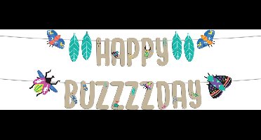 Folat - Letterslinger happy buzzzzday - 1 meter