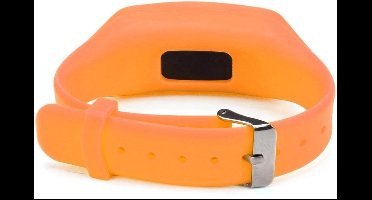 *** LCD Stappenteller - Digitaal - Calorieënteller - Oranje - Gezond wandelen lopen - van Heble® ***