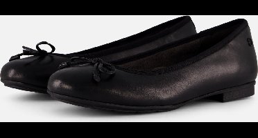 Tamaris Comfort Ballerina's zwart Leer - Dames - Maat 38