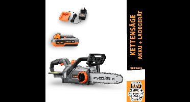 FUXTEC kettingzaag accu 20V - set met batterij (2Ah) en lader (1A)