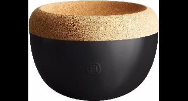 Emile Henry Fruitschaal/bewaarpot 27 Cm 4700 Ml Keramiek Zwart
