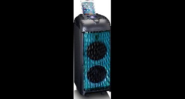 Lenco Party Speaker - PA-260BK - Bluetooth Speaker 150W RMS - LED verlichting en Disco bal - Zwart