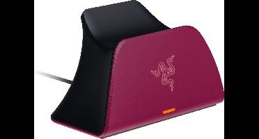Razer - Oplaadstation PS5 Controller Standaard - Snel Laden - Cosmic Rood