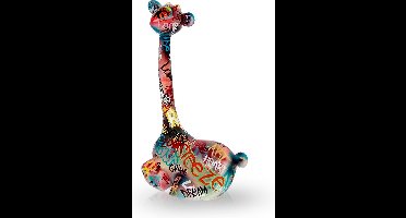 Bestel Deco Object 'Relaxing Giraf' Graffiti van Mia Coppola