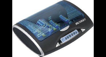 VOLTCRAFT P-600 Batterijlader NiMH AAA (potlood), AA (penlite), C (baby), D (mono), 9 V (blok)