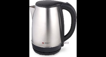 Alpina Waterkoker - Snoerloos - Strixregeling - 1,7 L - Zwart/ RVS